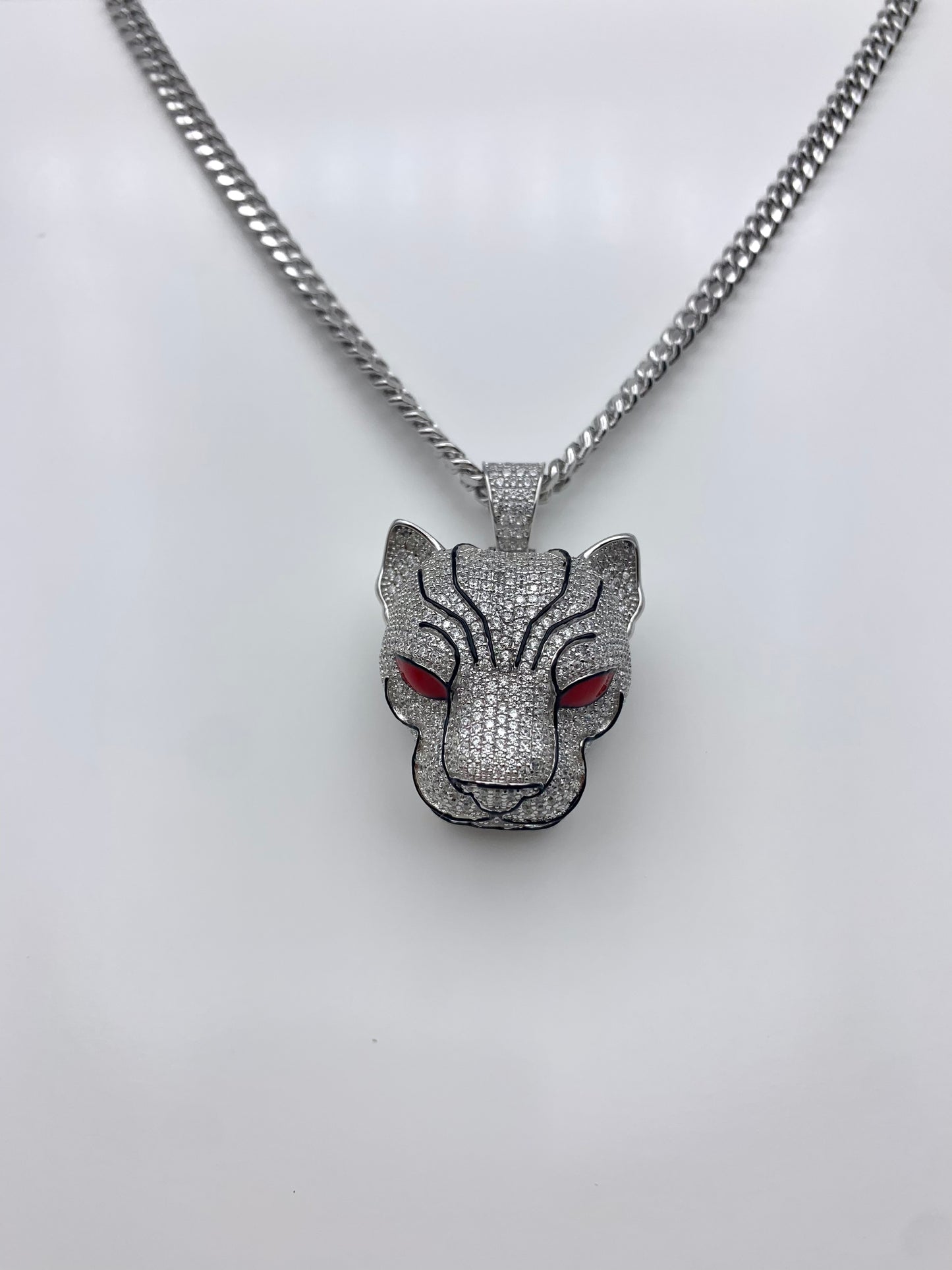 Mens Panther Necklace