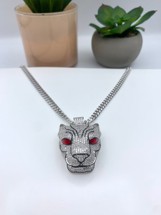 Mens Panther Necklace