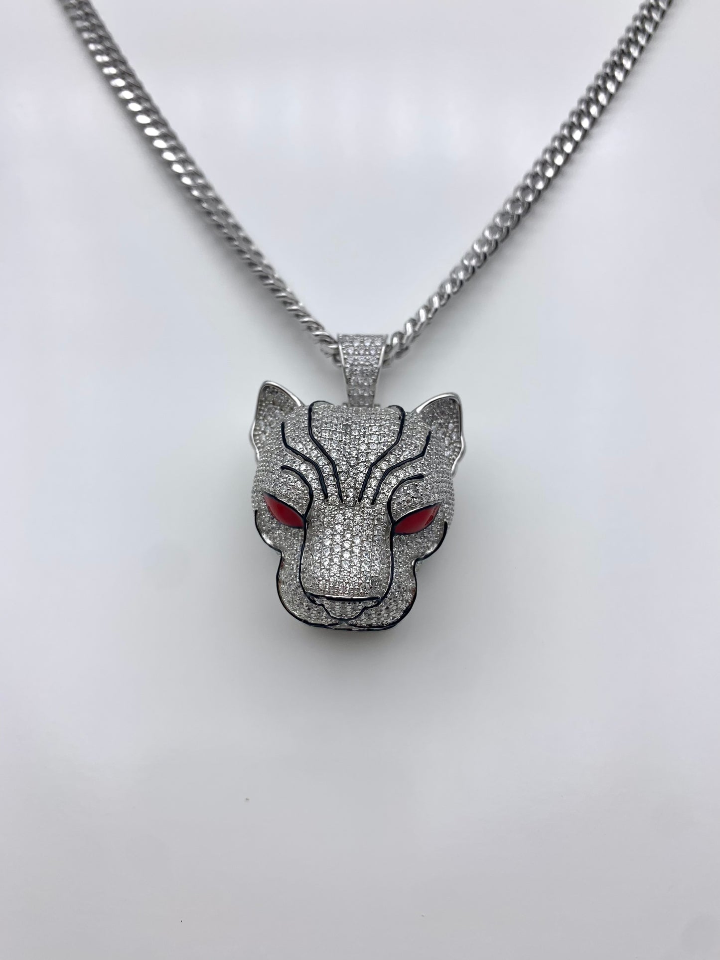 Mens Panther Necklace