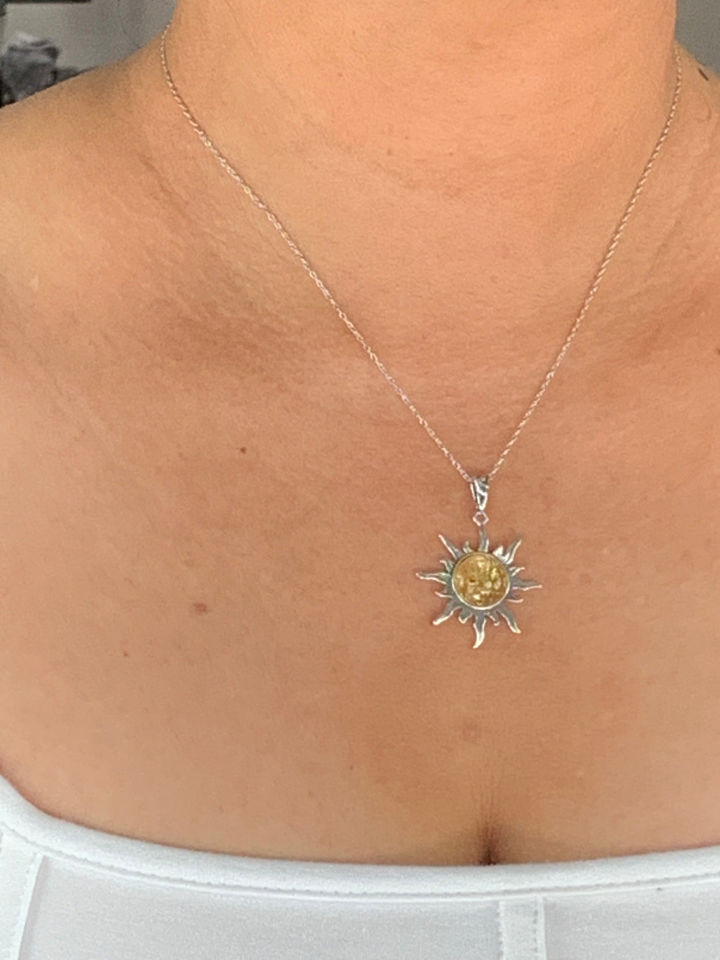 Citrine Sun Necklace