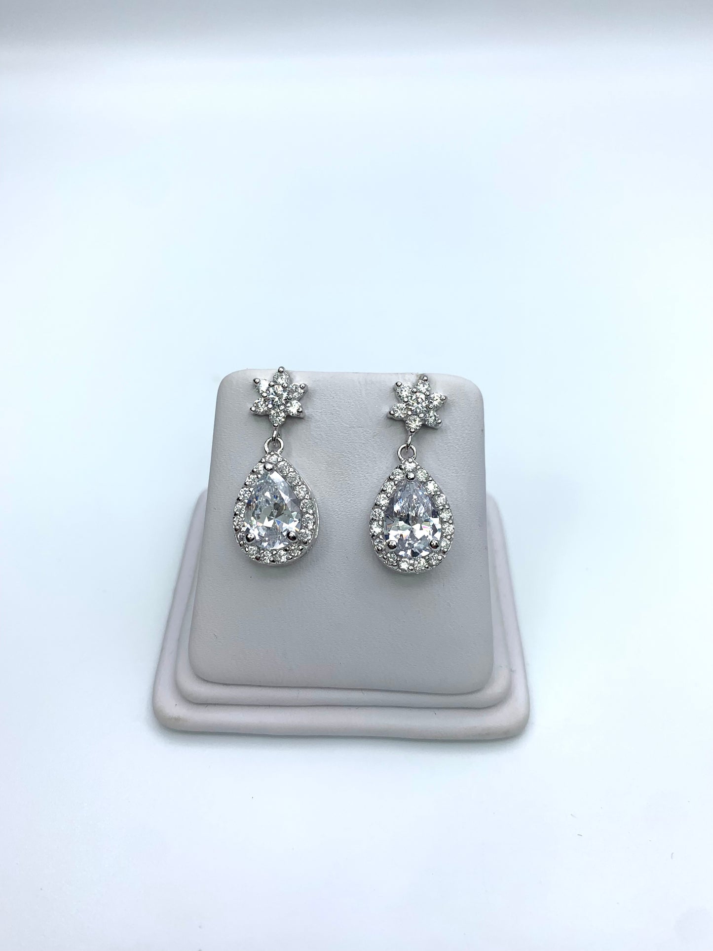 Cz Teardrop Earring