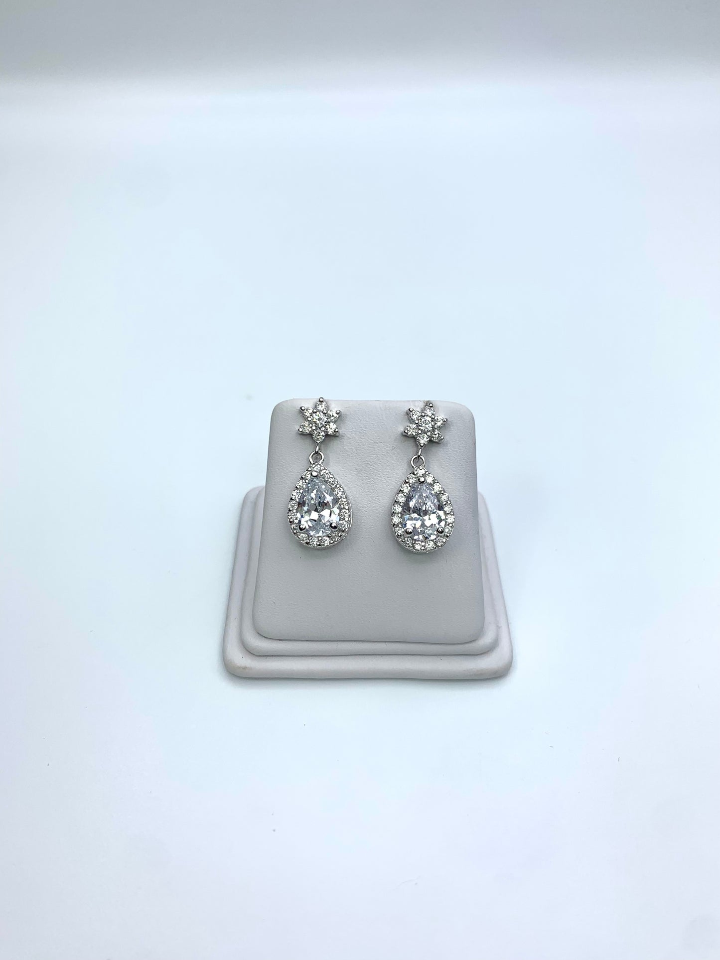 Cz Teardrop Earring