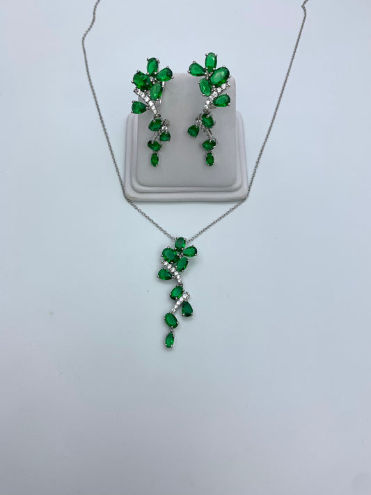 Green Flower Set