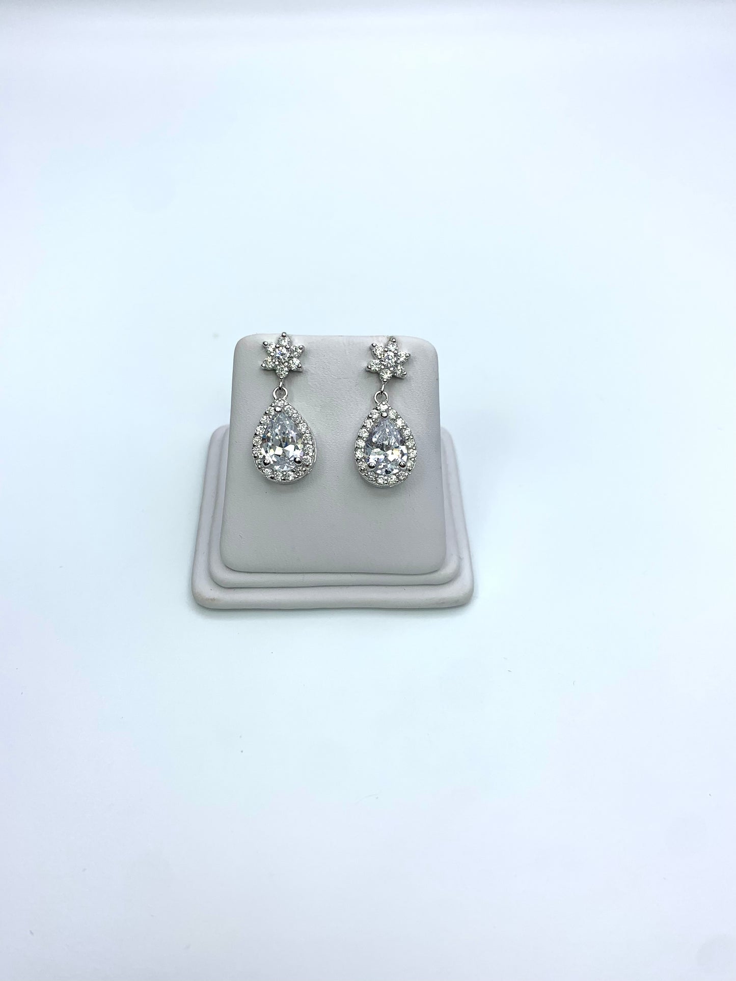 Cz Teardrop Earring