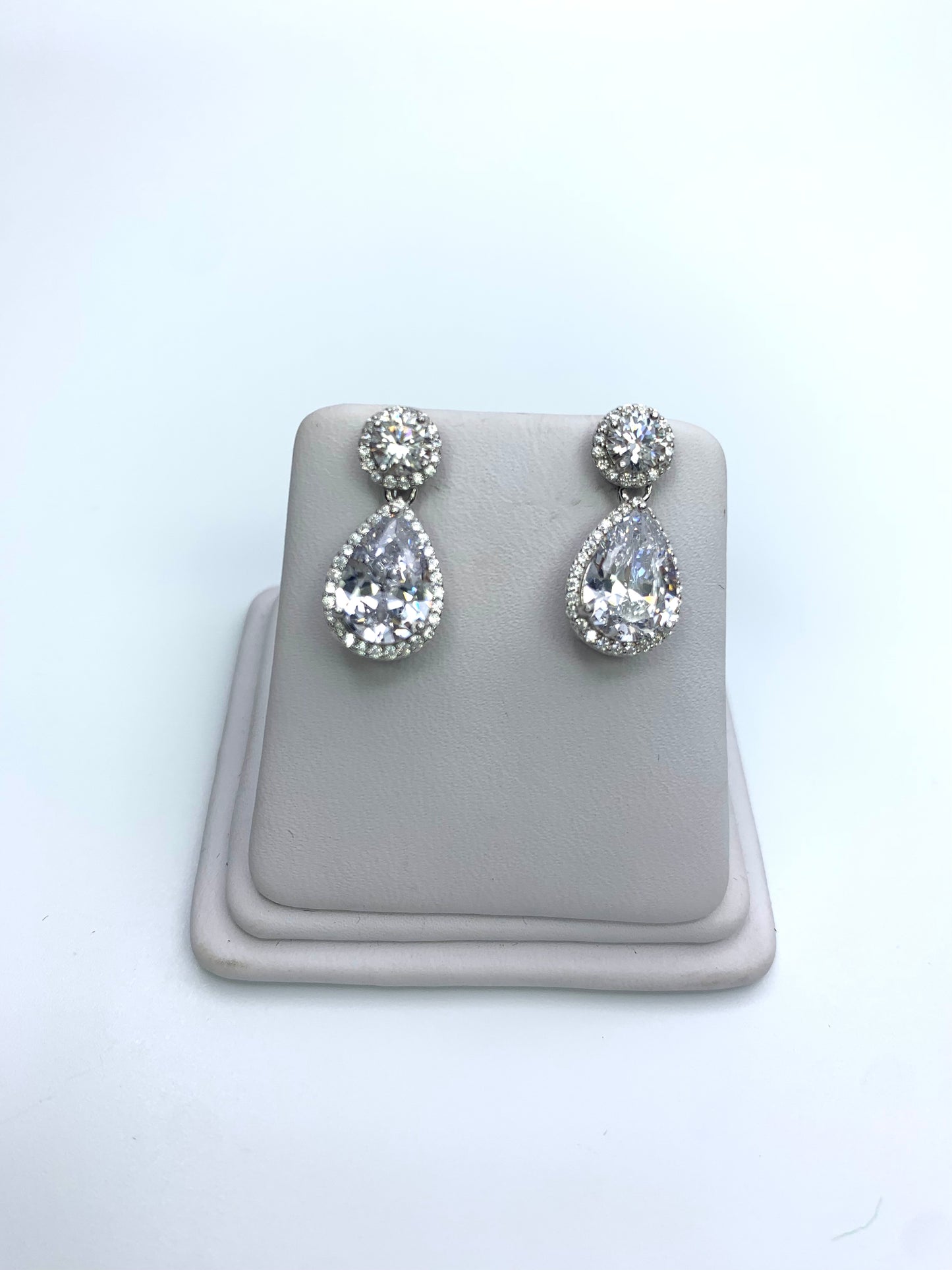 Cz Teardrop Earring