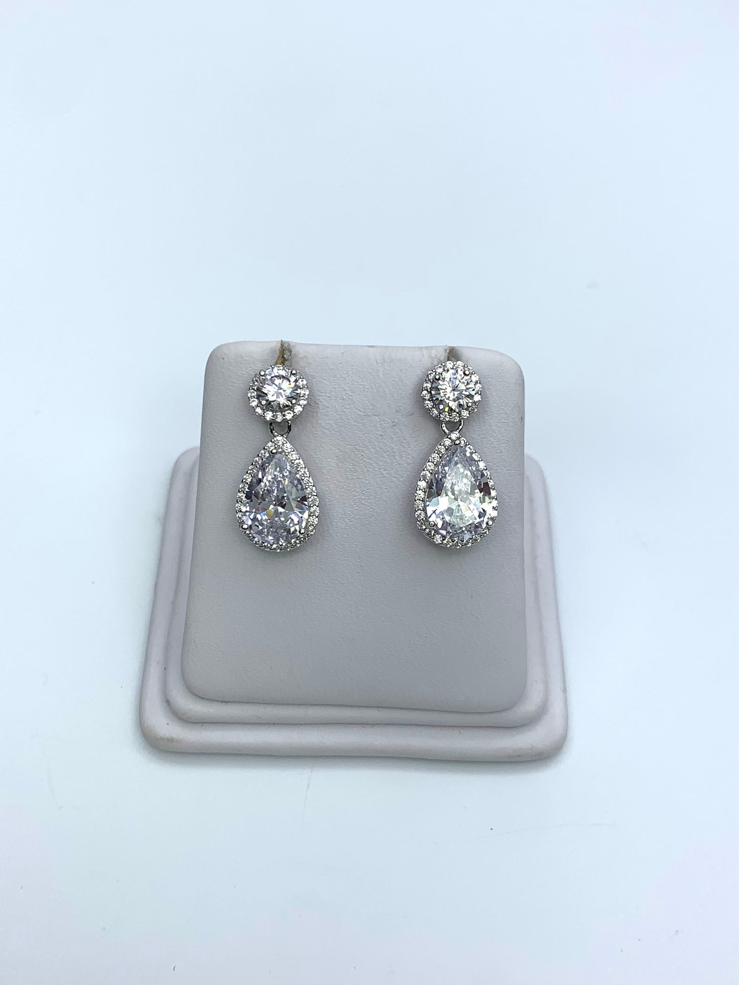 Cz Teardrop Earring