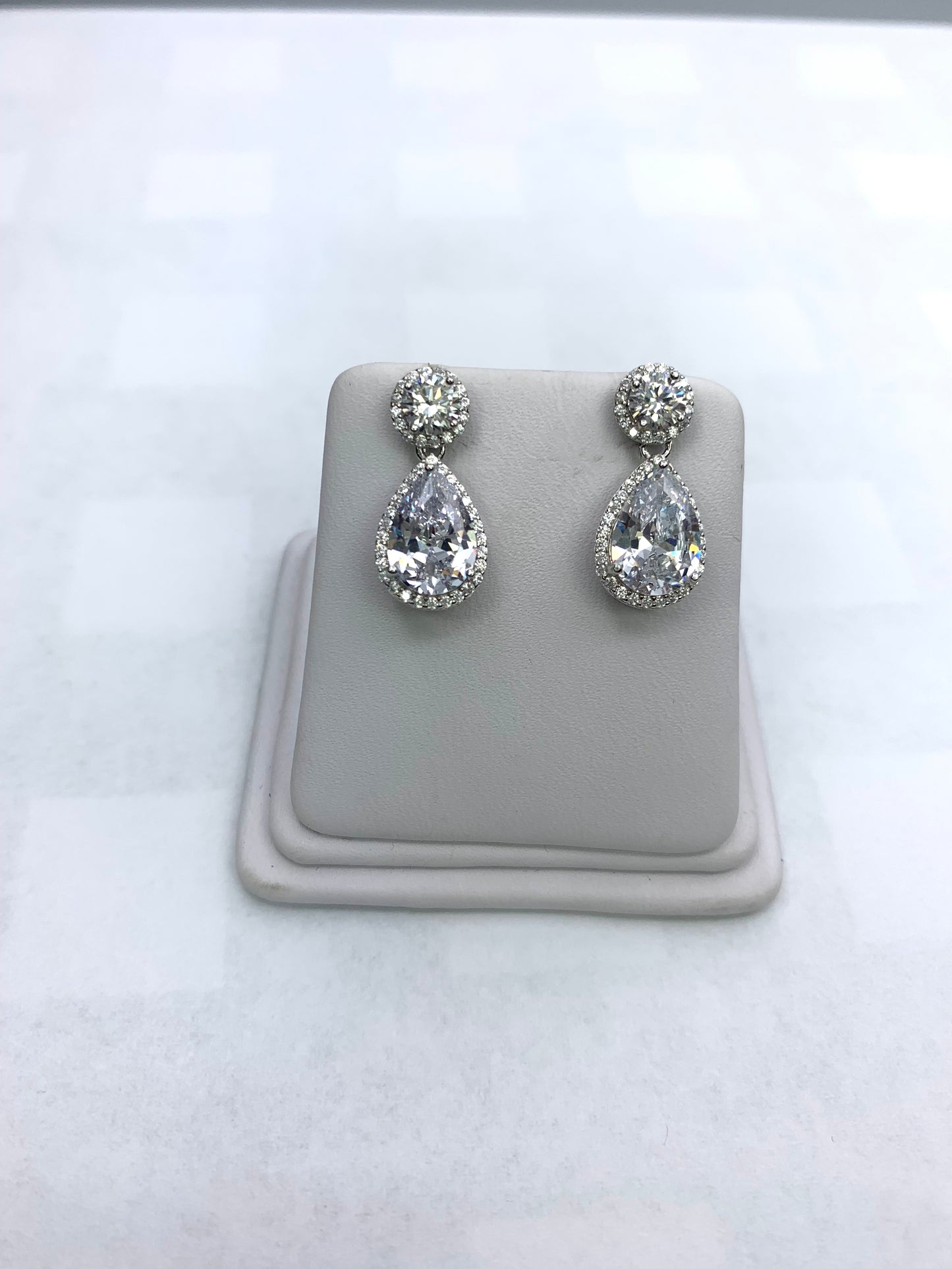 Cz Teardrop Earring