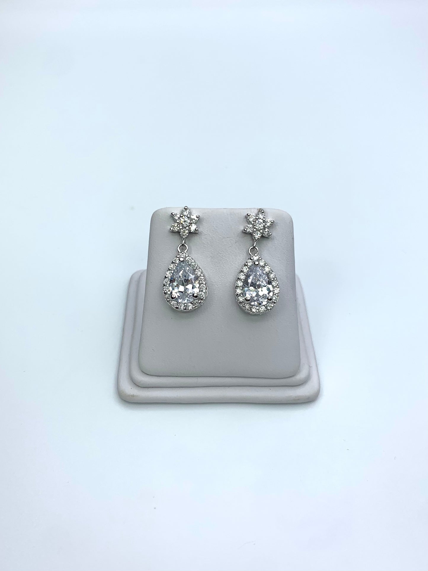 Cz Teardrop Earring