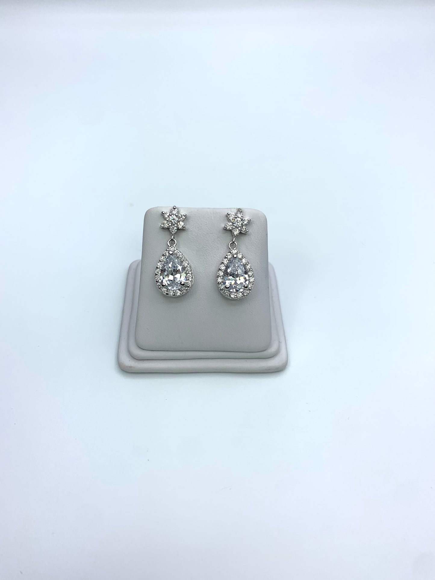 Cz Teardrop Earring