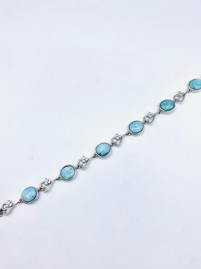 Natural Larimar Bracelet